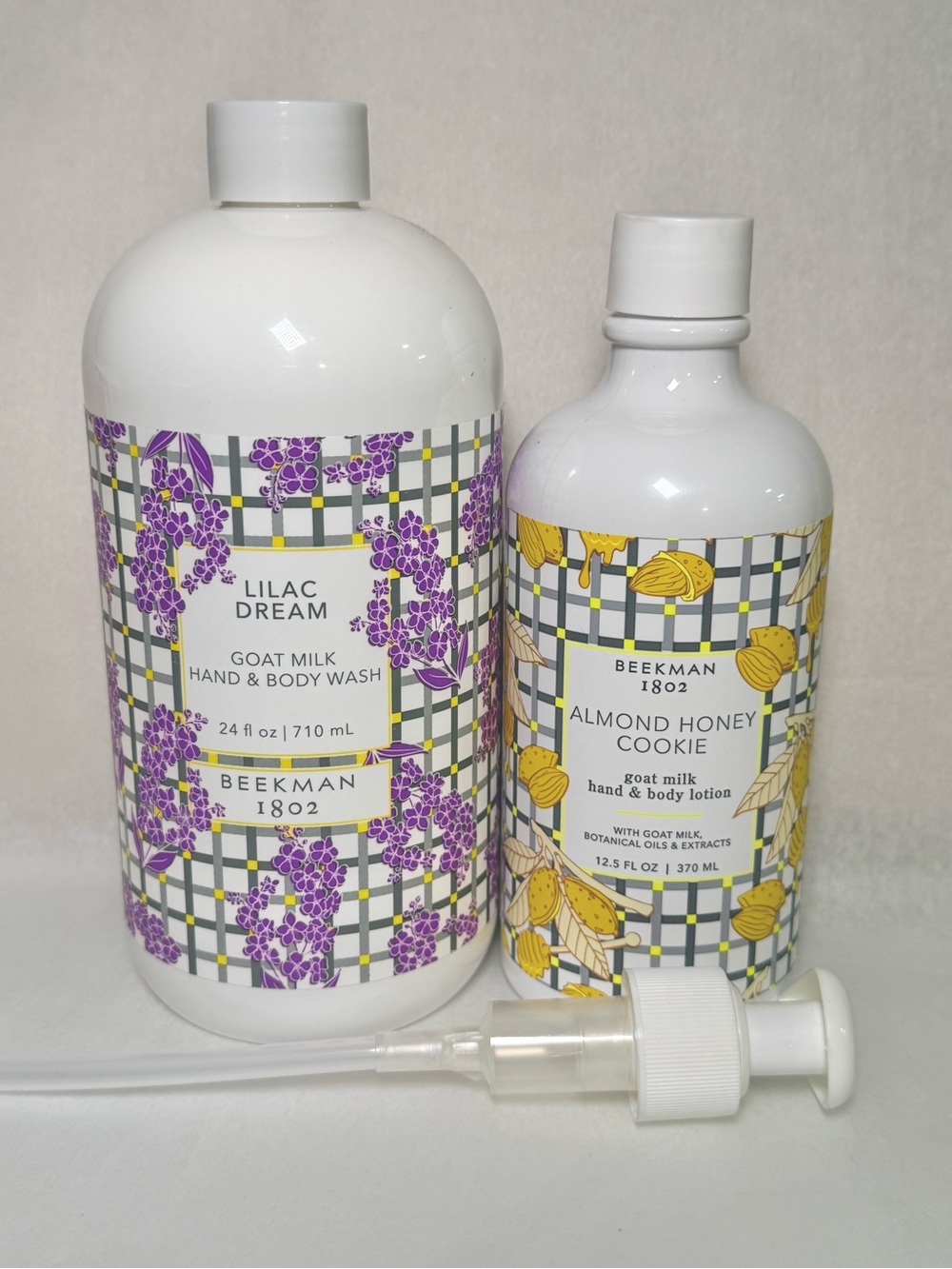 Beekman 1802 Lilac Dream Goat Milk Hand & Body Wash - White with Purple Accents